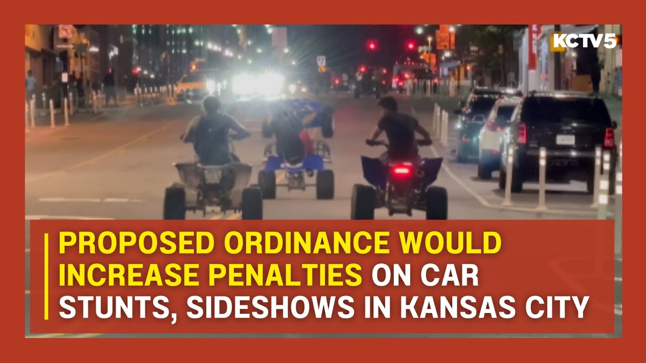 Ordinance would increase penalties on car stunts, sideshows in Kansas City