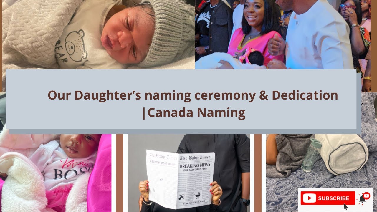A naming ceremony in Canada by Nigerians living temporary in Canada.