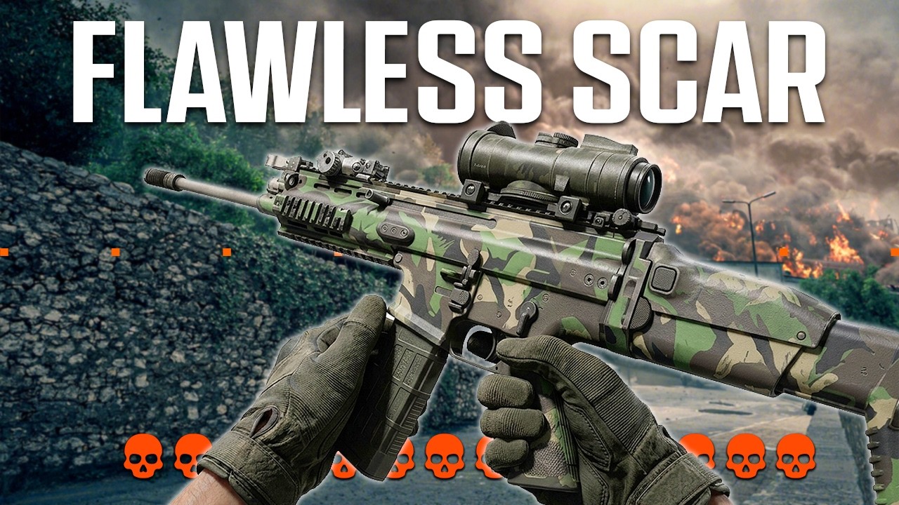 (New Attachment) BF6 Scavenged SCAR-L - Battlefield 6 Season 4 Gameplay...