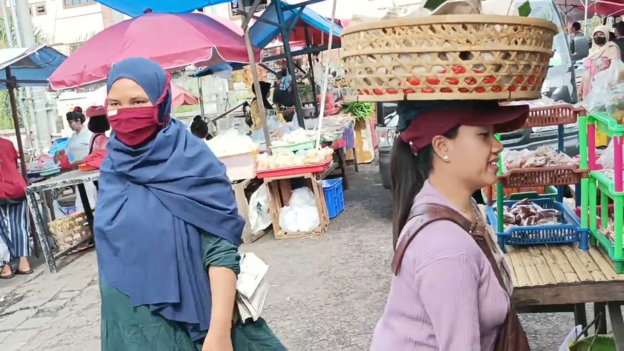 Kondisi Sore Distribusi Sayur Pasar Badung Denpasar Bali