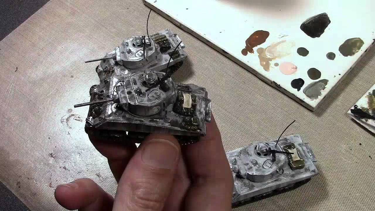 How To Winter Wash 15mm Tanks for Flames of War