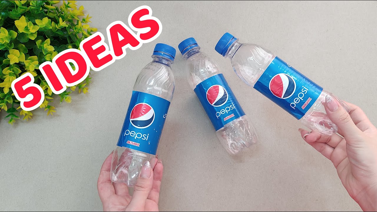 5 Different Ideas Of Waste Bottles, You Don't Throw Away Bottles Anymore