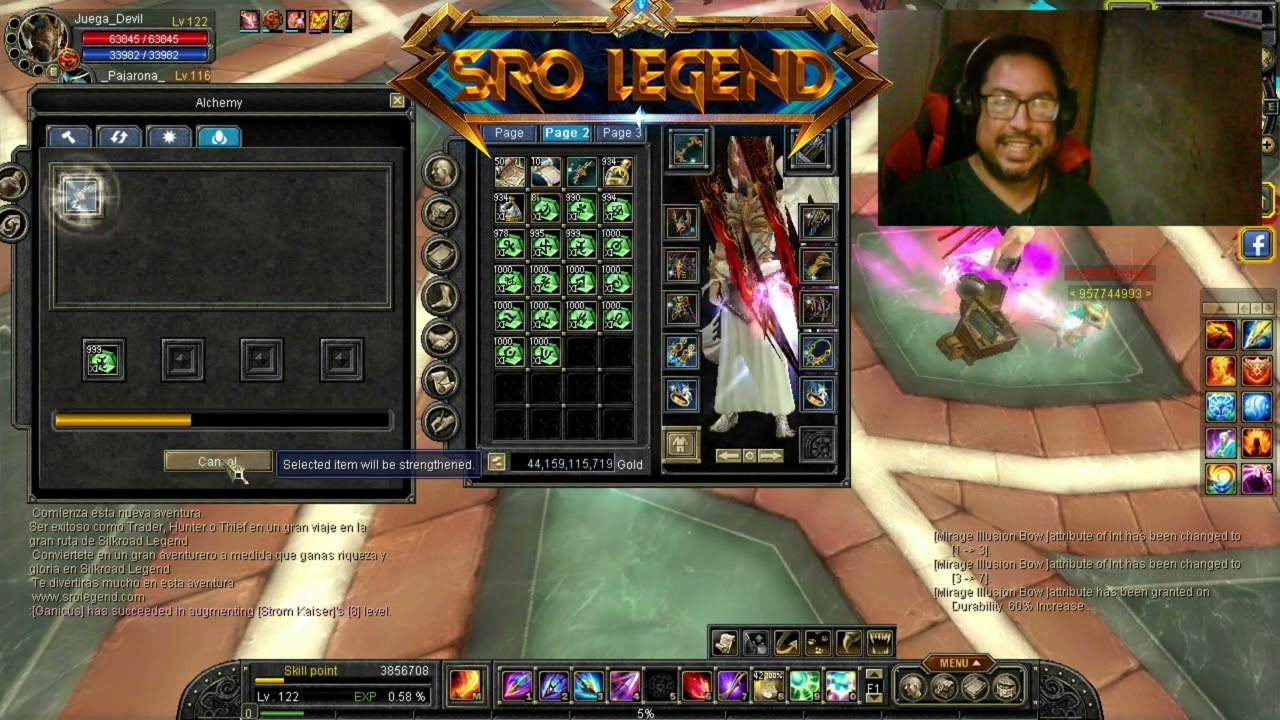 😉Sro Legend /Como Conseguir un elixir adv con una nova dg 11 😉