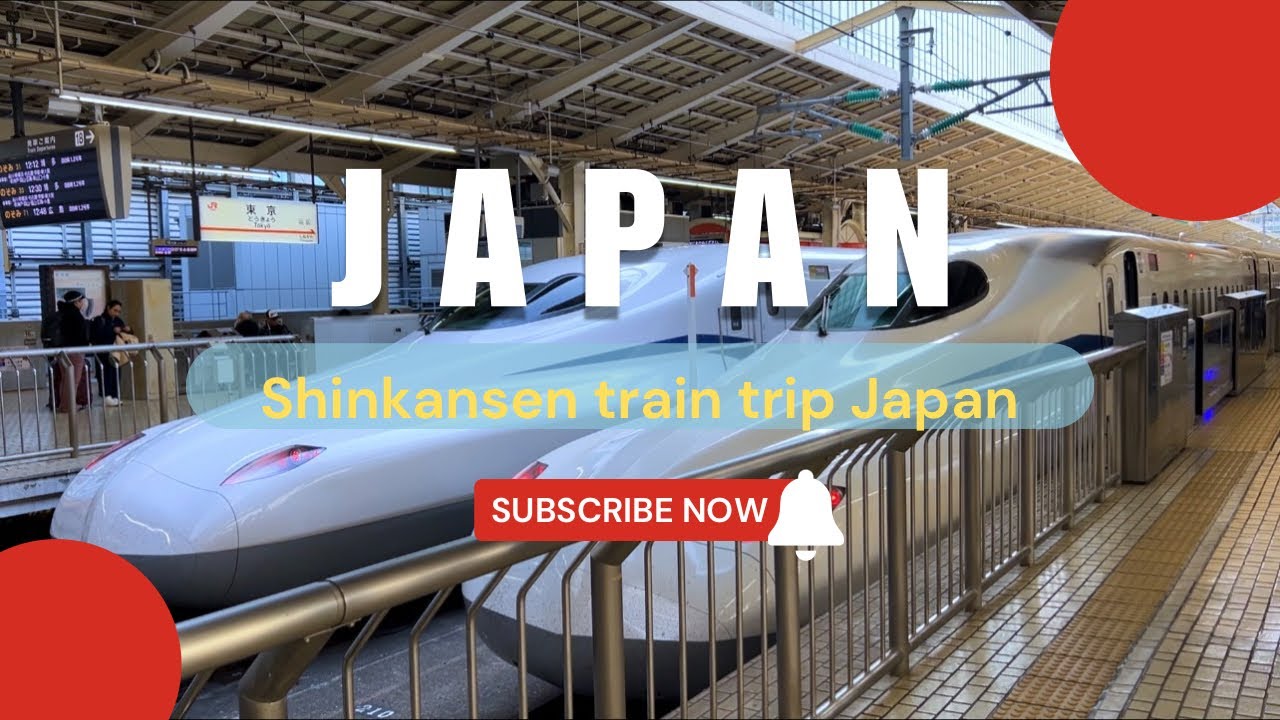 日本の新幹線体験｜Japan’s High-Speed Train | Journey 🚄 #shinkansen 