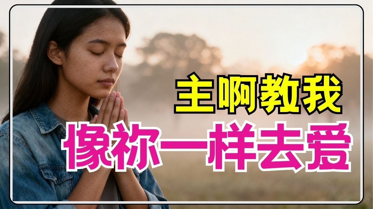 祷告 345【 我渴望的，是像你一样的爱：求主鉴察，今日教我！】像耶稣一样去爱 ，修复你的破碎关系 l 恩典之路