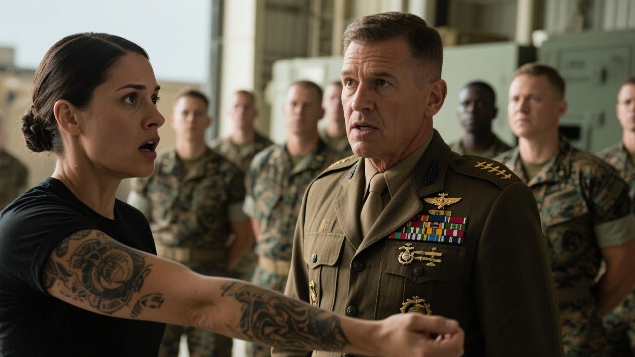 They Laughed at Her Tattoo — Then the Marine Colonel Revealed His Secret and Everything Changed!