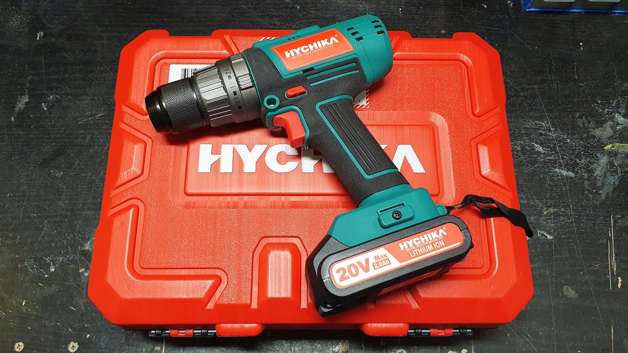 HYCHIKA Taladro Percutor Atornillador 18V 45Nm