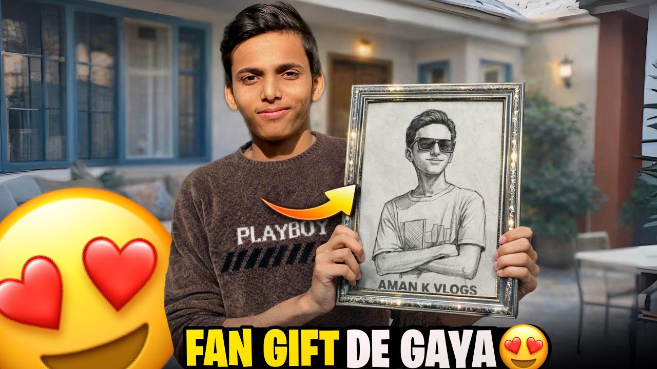 Fan sketch Bana Kar Li Aaya Mera😍| Chicks bhi khareed liye🐥| Aman k vlogs