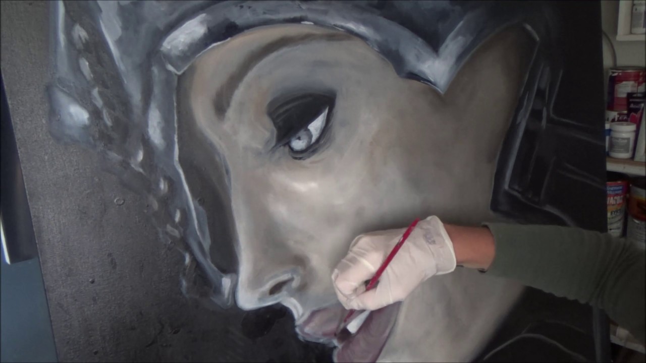 Guerreira - vídeo acelerado com dicas de pintura