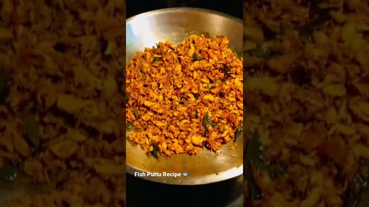 Salmon Fish Puttu  Recipe|| Indian Style