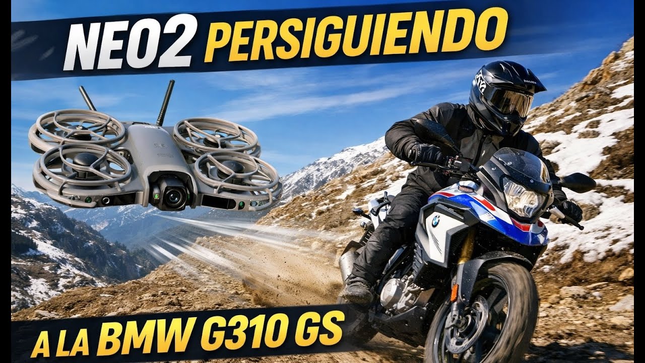 Neo2 ActiveTrack Test - BMW G310 GS in the Mountain - Spectacular Footage
