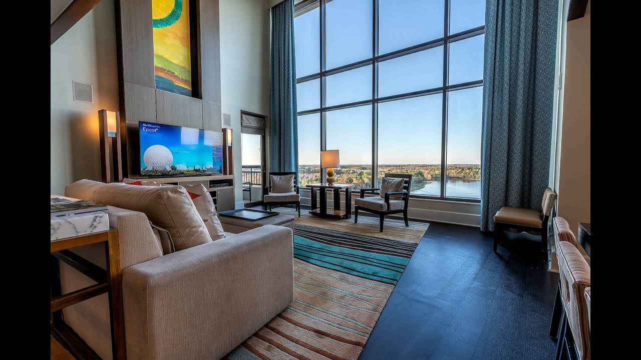 DVC-Rental.com - Bay Lake Tower 3-Bedroom Grand Villa Lake View Tour/Preview 4K Room 8502