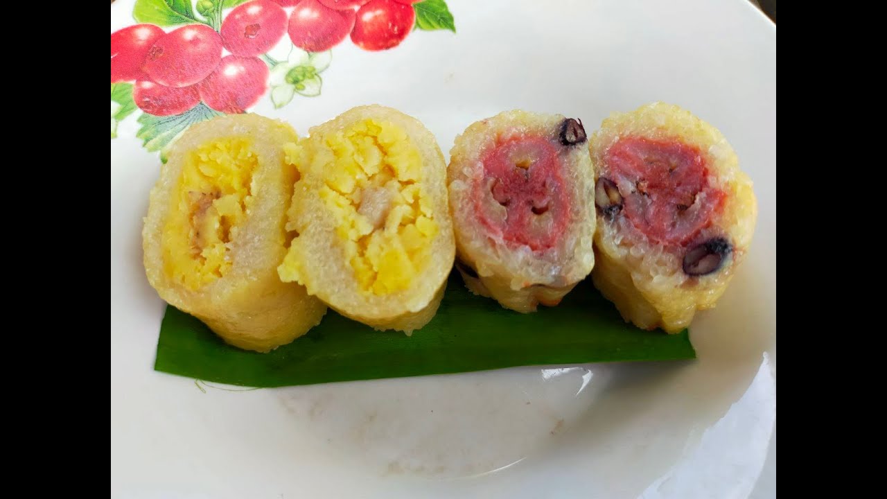 នំអន្សមចេក អន្សមជ្រូក អ្នកបាត់ដំបង ឆ្ងាញ់ៗ | Ansorm Chek Ansorm Chruk khmer traditional cake yummy