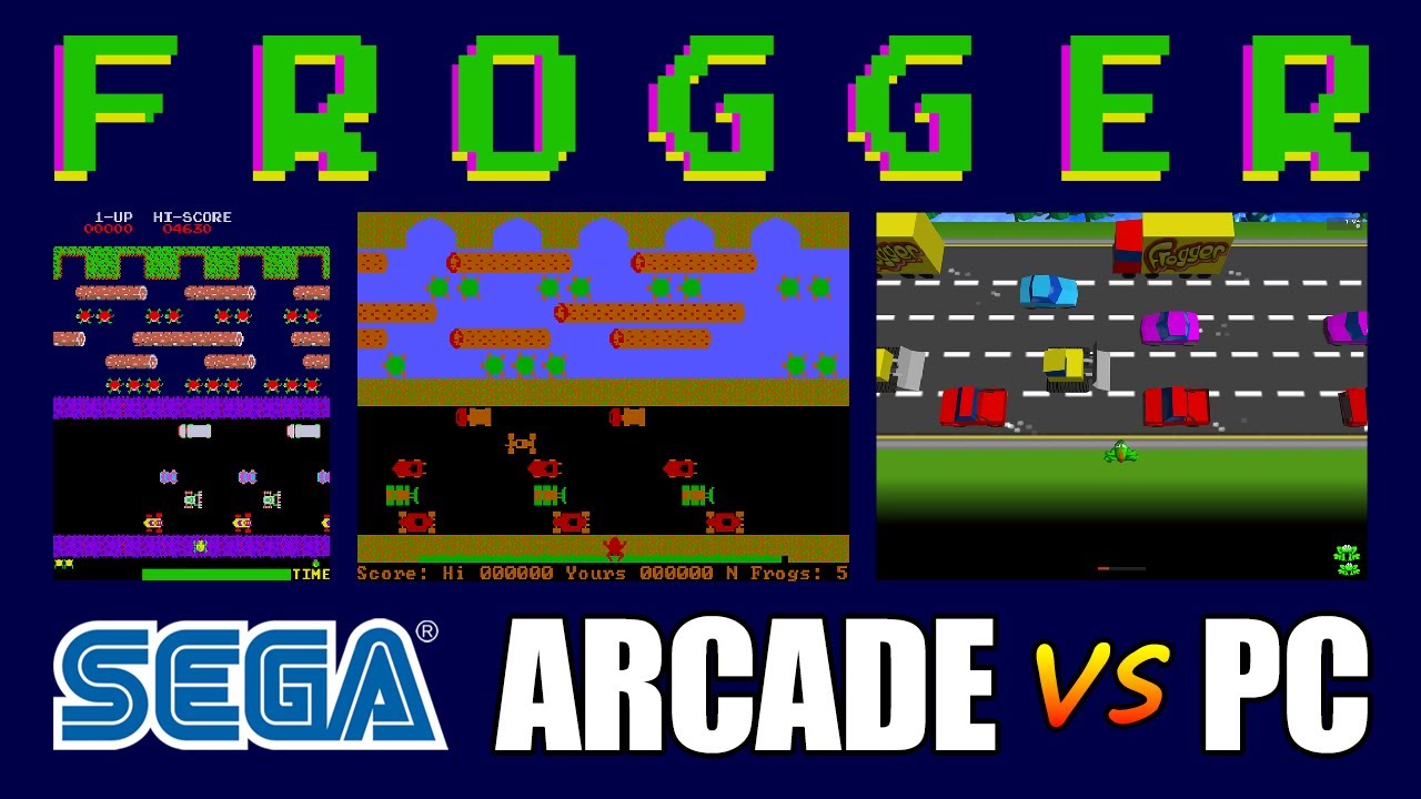Frogger - SEGA ARCADE vs PC