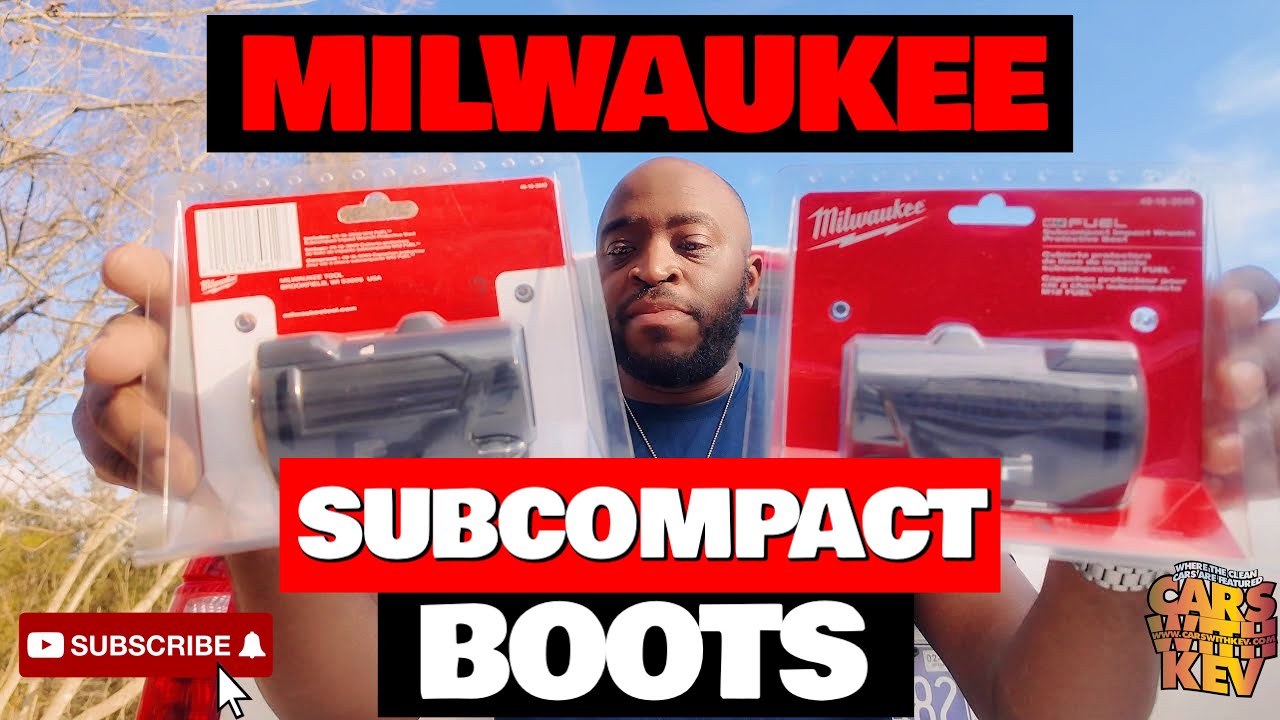 MY MILWAUKEE SUBCOMPACT IMPACT WRENCH BOOTS CAME IN TODAY 