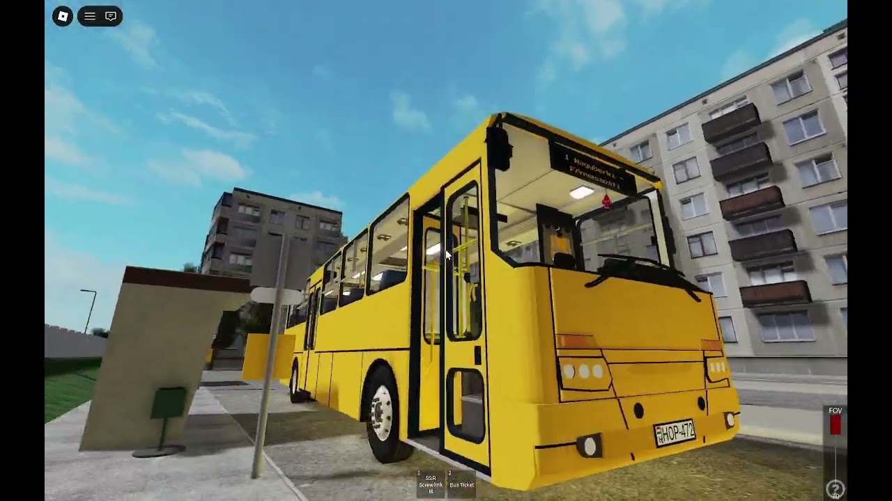 Hungarian MÁV Rails 2 a buszok beindítása, üzemelése és a busz megállók