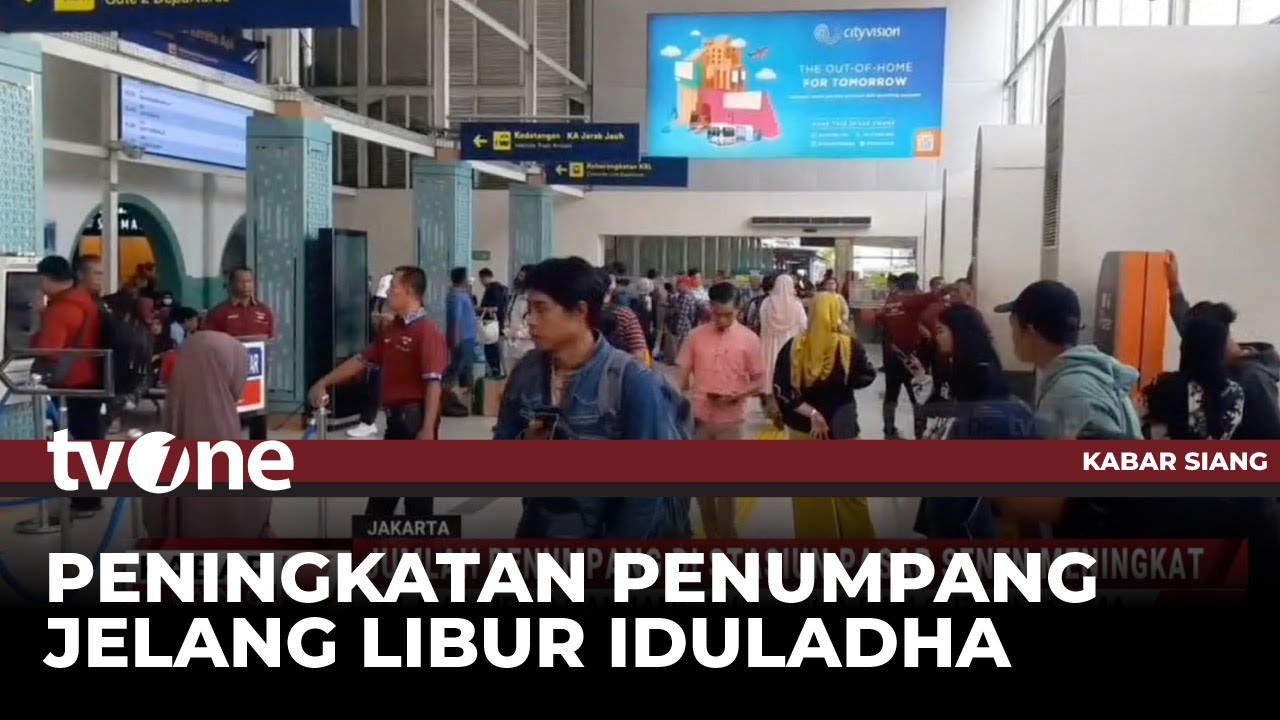 Jumlah Penumpang di Stasiun Pasar Senen Meningkat | Kabar Siang tvOne