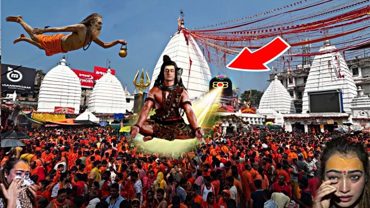 🌸😲 बैद्यनाथ धाम में हुआ अलौकिक चमत्कार… देखकर कांप उठे कांवड़ भक्त 🙏⚡