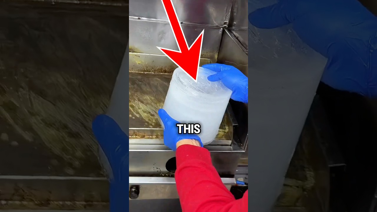 Why They Use Ice To Clean Griddles