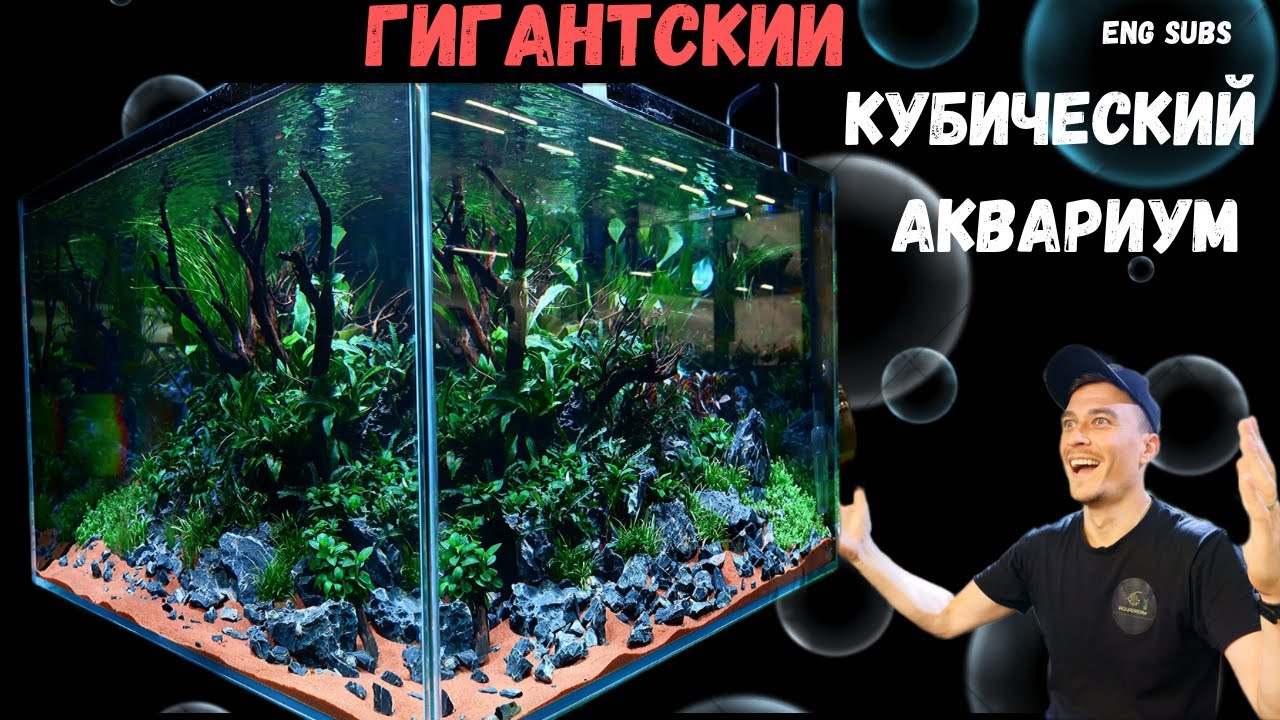 ГИГАНТСКИЙ КУБИЧЕСКИЙ АКВАРИУМ | GIANT CUBIC AQUARIUM | TUTORIAL