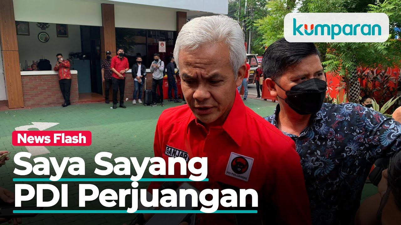 Diusulkan Jadi Capres NasDem, Ganjar: Saya Sayang PDIP