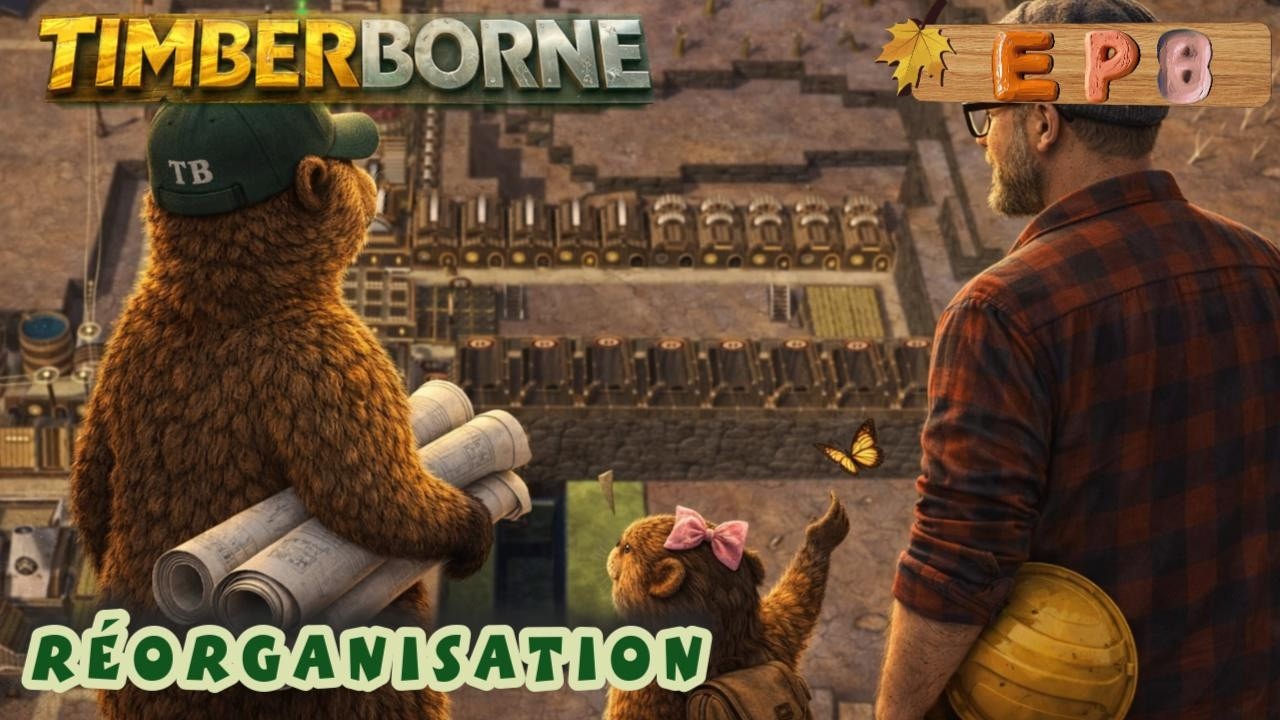 Timberborn FR 1.0 – Cuisine Prévue… Industrie Déplacée ! (Ep8)