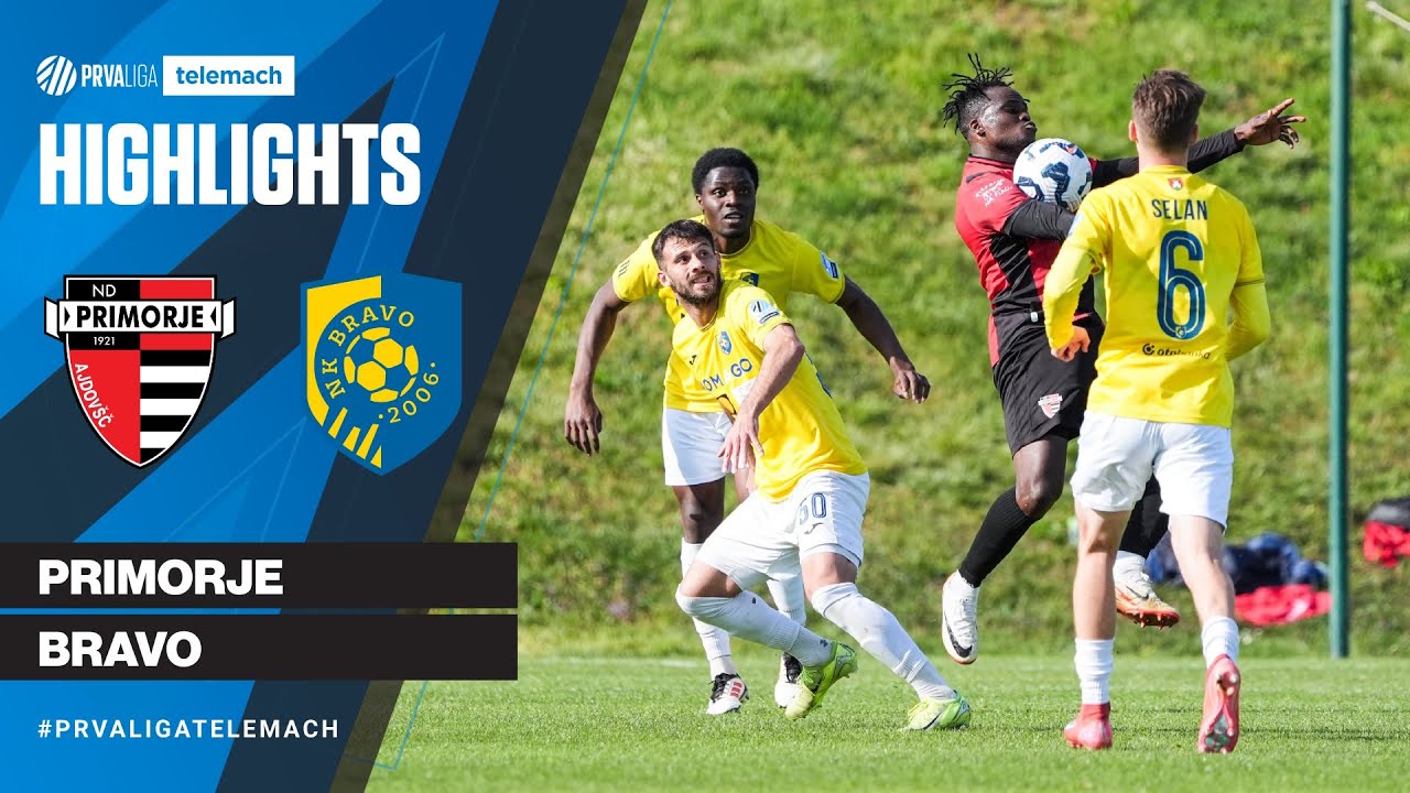 Primorje 3 - 0  Bravo | 29. krog 2024/25 #PrvaLigaTelemach