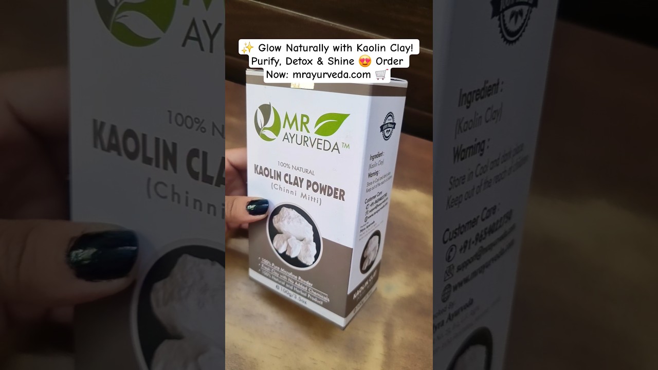 Discover the Best Kaolin Clay Powder for Face Masks! Deep Cleanse & Natural Glow ✨ 