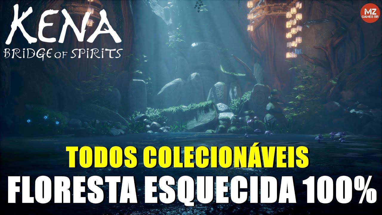 KENA: BRIDGE OF SPIRITS | FLORESTA ESQUECIDA 100% | Todos Colecionáveis - (Rots, Chapéus, Meditação)