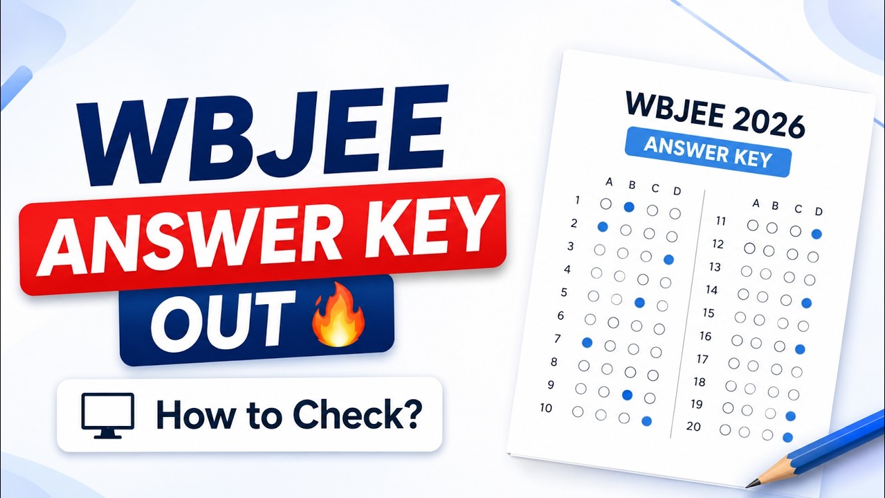 WBJEE Answer Key Out 🔥 How to Check? #WBJEE2026