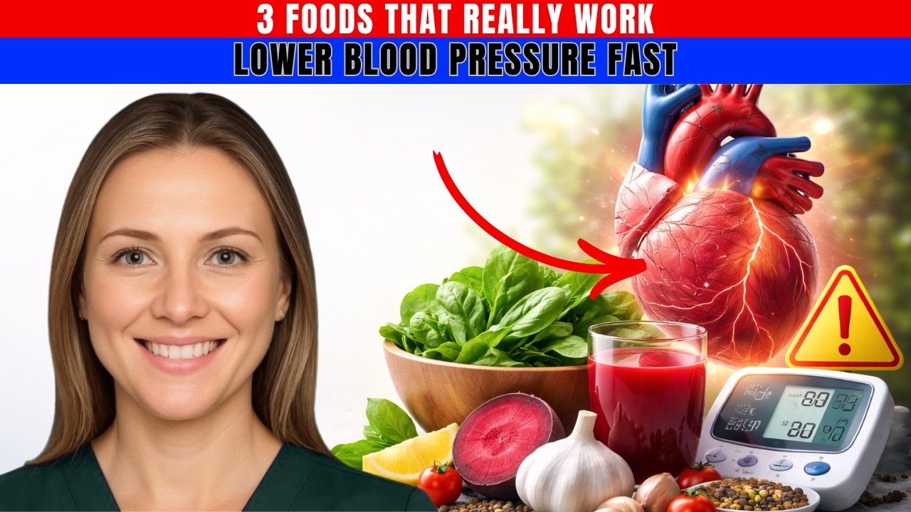 Top 3 Foods to Lower Blood Pressure Naturally | Dr. Claire Whitmore