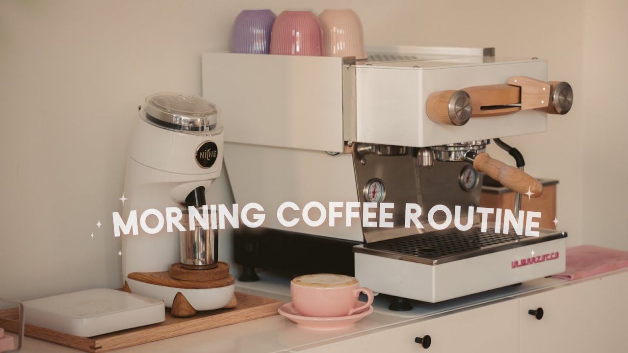 aesthetic morning coffee routine ✨