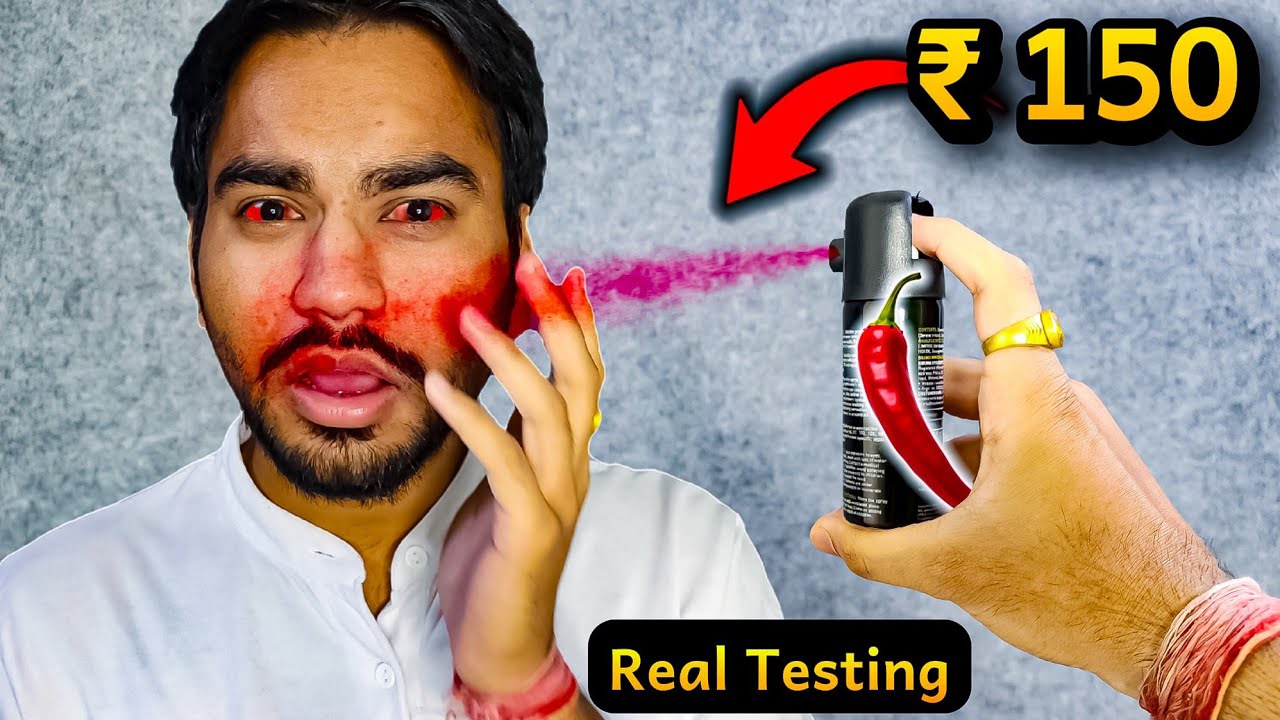 SHOCKING RESULTS : Pepper Spray Review | Best Women Safety & Self Defence Gadget