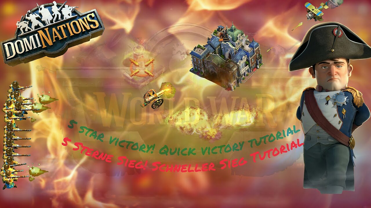 #128. DomiNations - 5 star victory! Quick Victory Tutorial