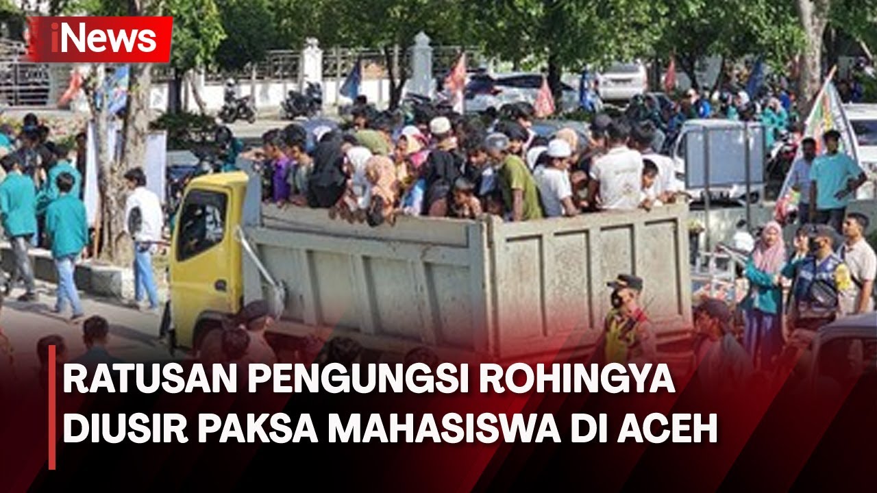 Ratusan Pengungsi Rohingya Diusir Paksa Mahasiswa di Aceh