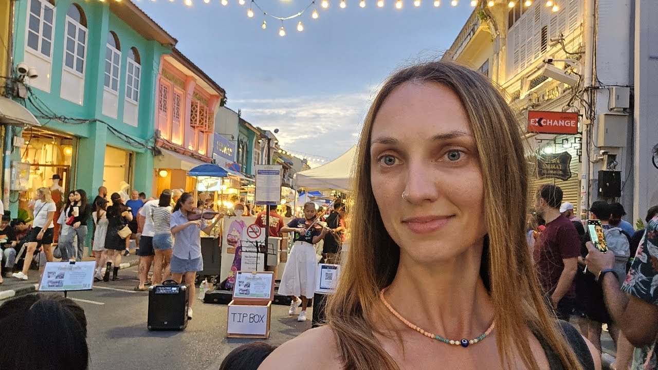 🔴 Phuket Old Town Night Market  🇹🇭 Thailand