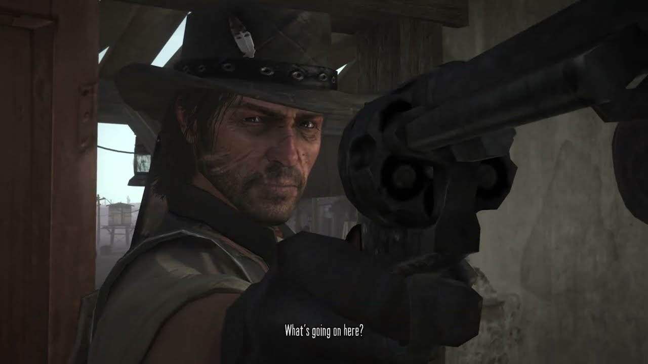 There are some school children down the way you can go and frighten | RDR1 | Justice in Pike's Basin