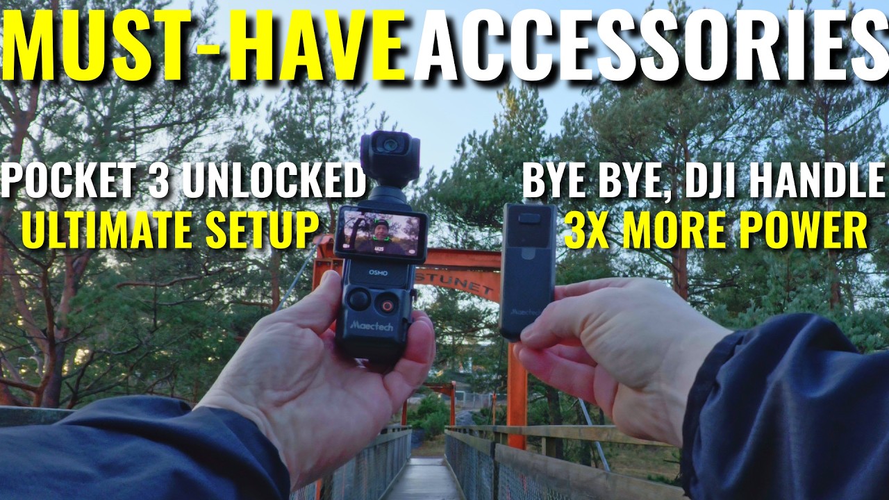 Лучшие бюджетные аксессуары для DJI Pocket 3? 🔋🧲