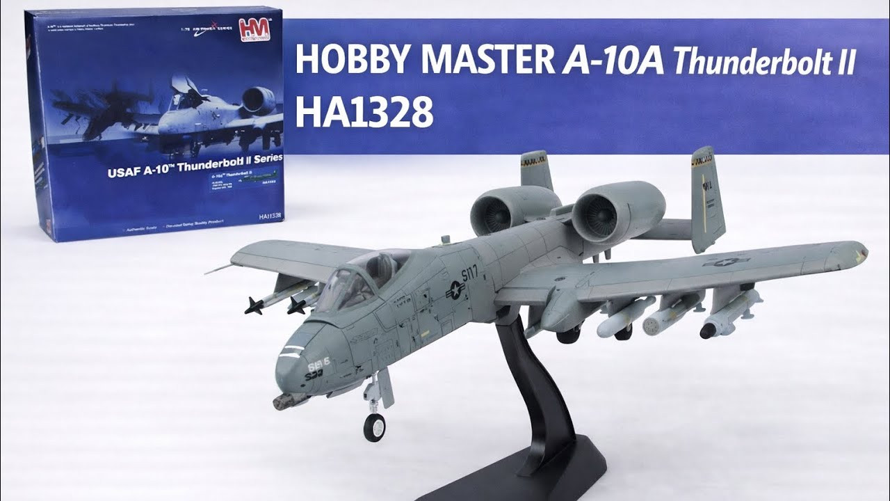 Обзор литой модели самолёта Hobby Master A-10A Thunderbolt II HA1328 | 57-я рабочая группа ВВС СШ...