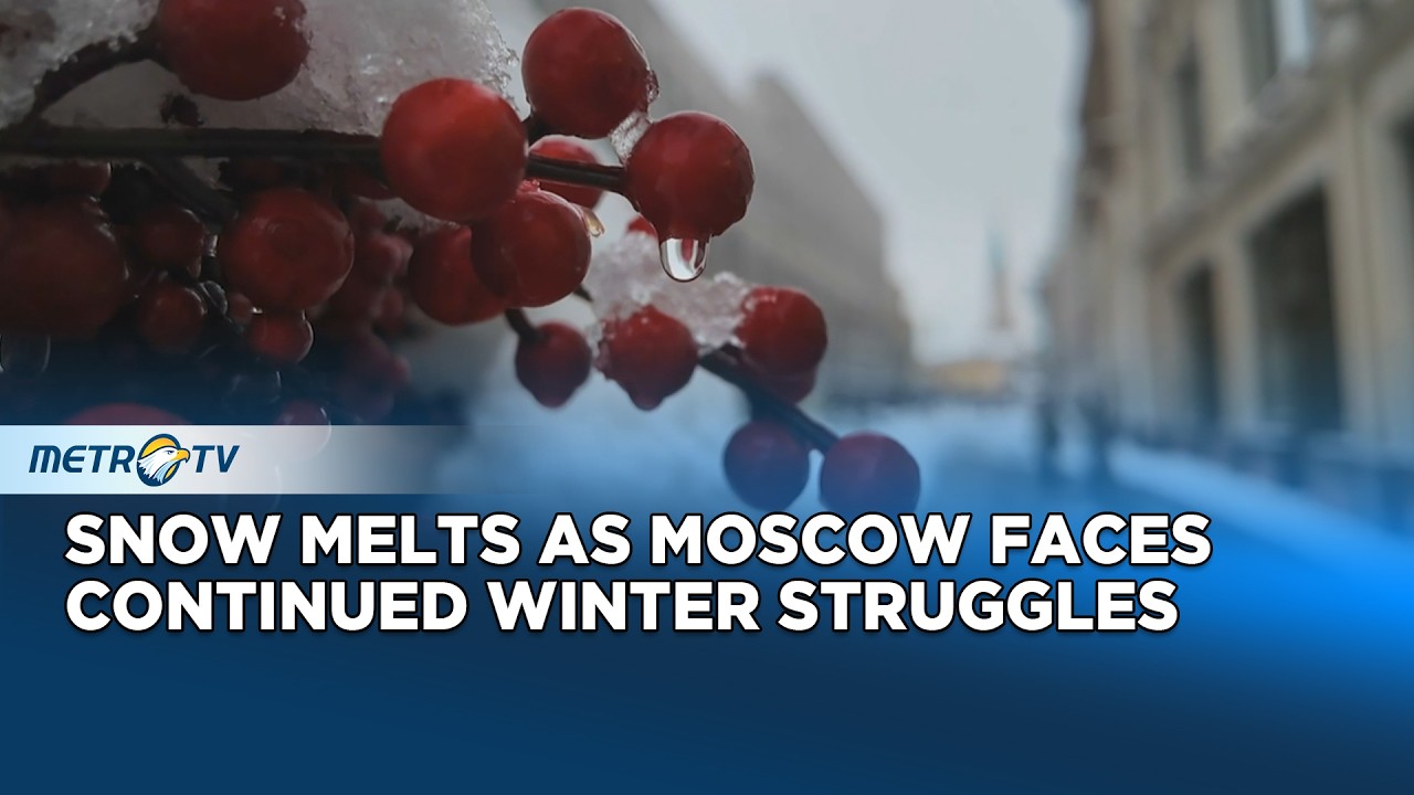 Moscow Thaws After Cold Snap as Snow Melts and Workers Clear Streets