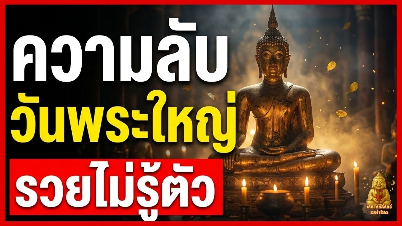 ความลับวันพระใหญ่เดือนเมษา! ทำไมคนใจบุญถึงรวยเงียบๆ กฎแห่งแรงดึงดูดฉบับชาวพุทธ
