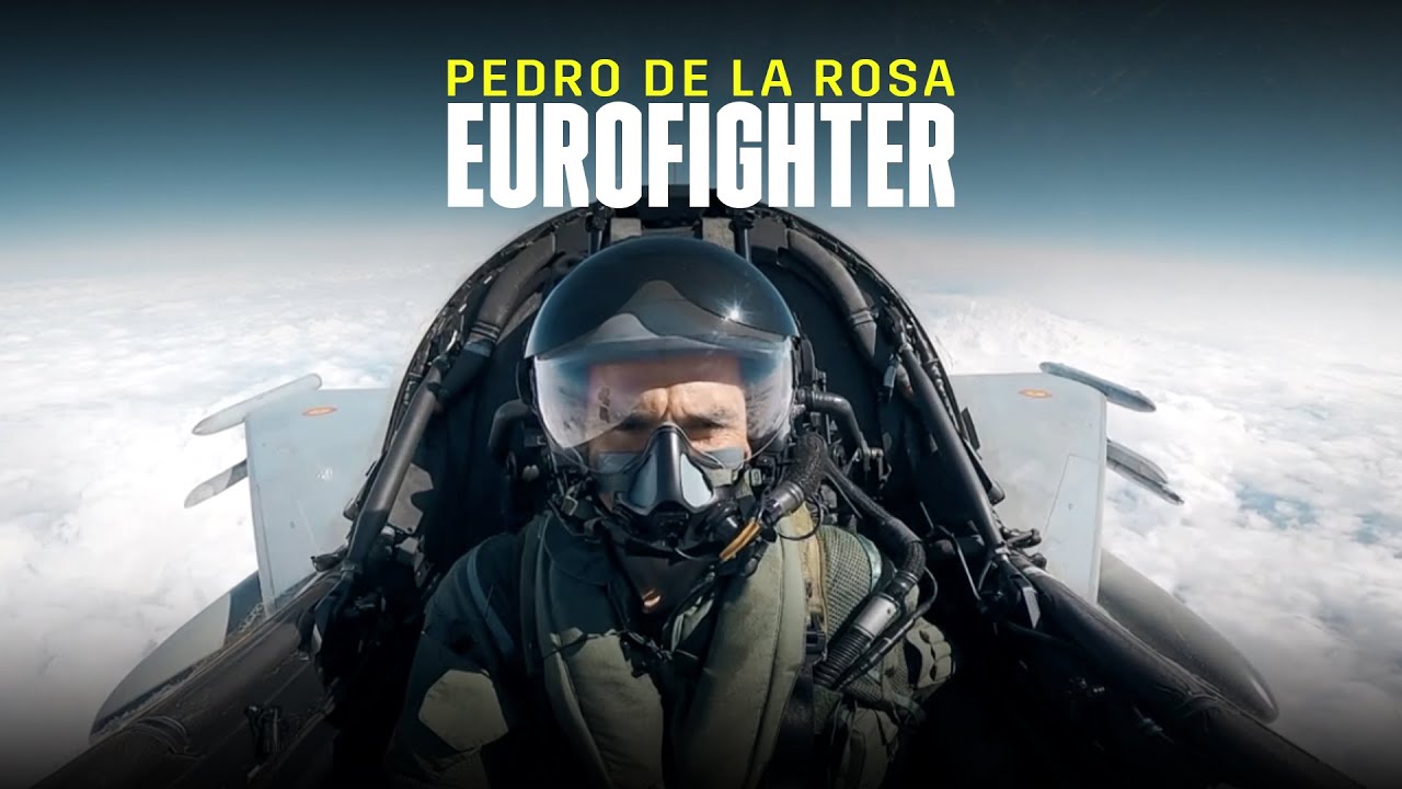 Pedro de la Rosa cumplió su sueño de pilotar un Eurofighter