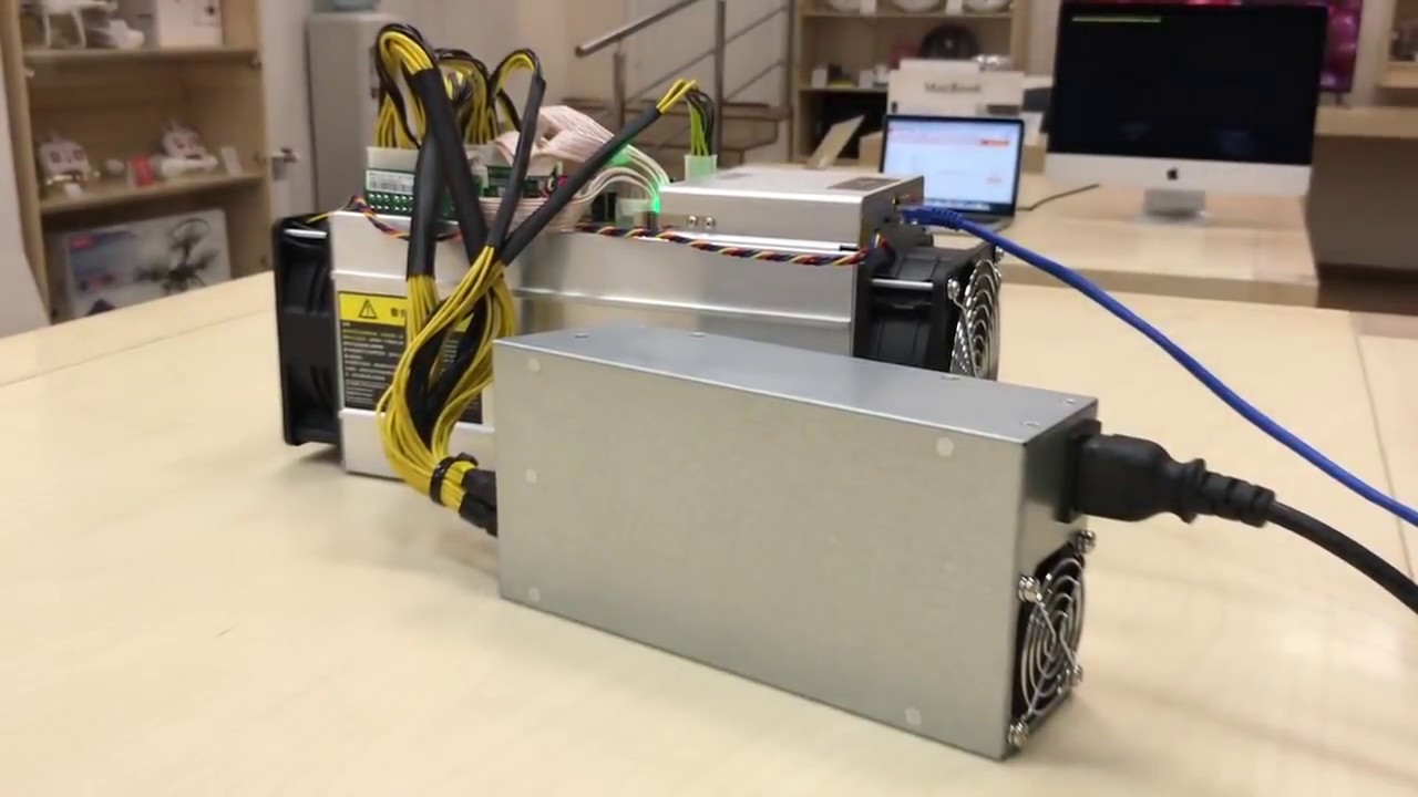 Распаковка, подключение и проверка Atminer asic S9