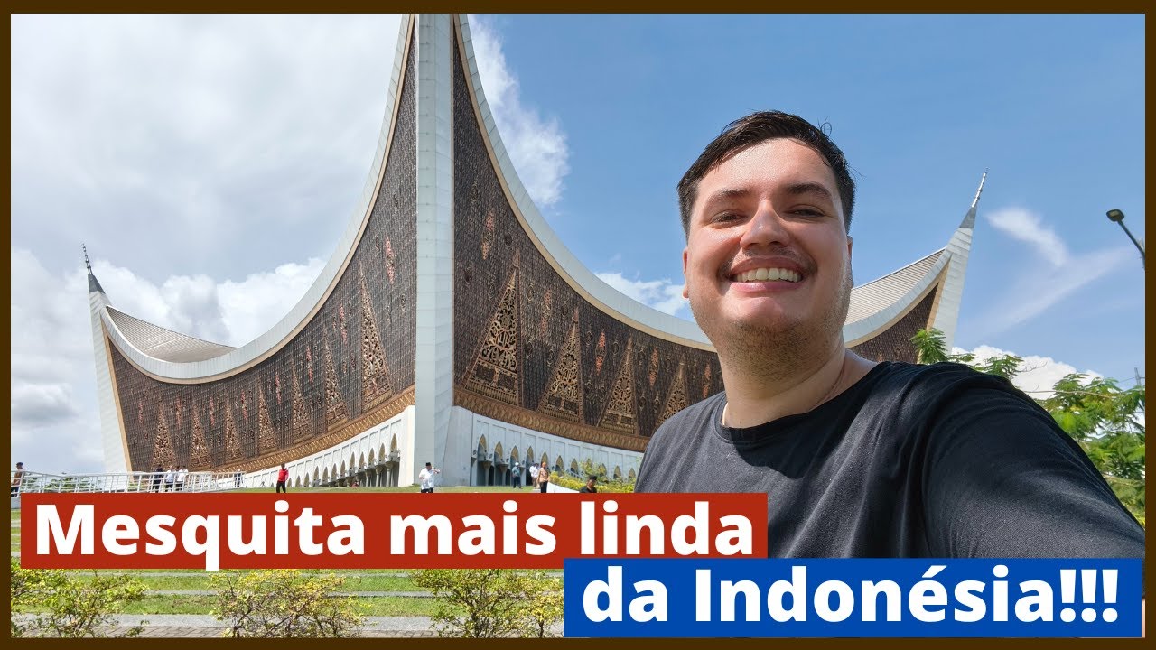 VISITEI A MESQUITA MAIS BONITA DA INDONÉSIA | Confira meu último dia na cidade de Padang