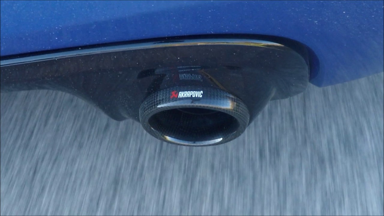 My new CRAZY LOUD Akrapovic exhaust - Clio 3 RS 200