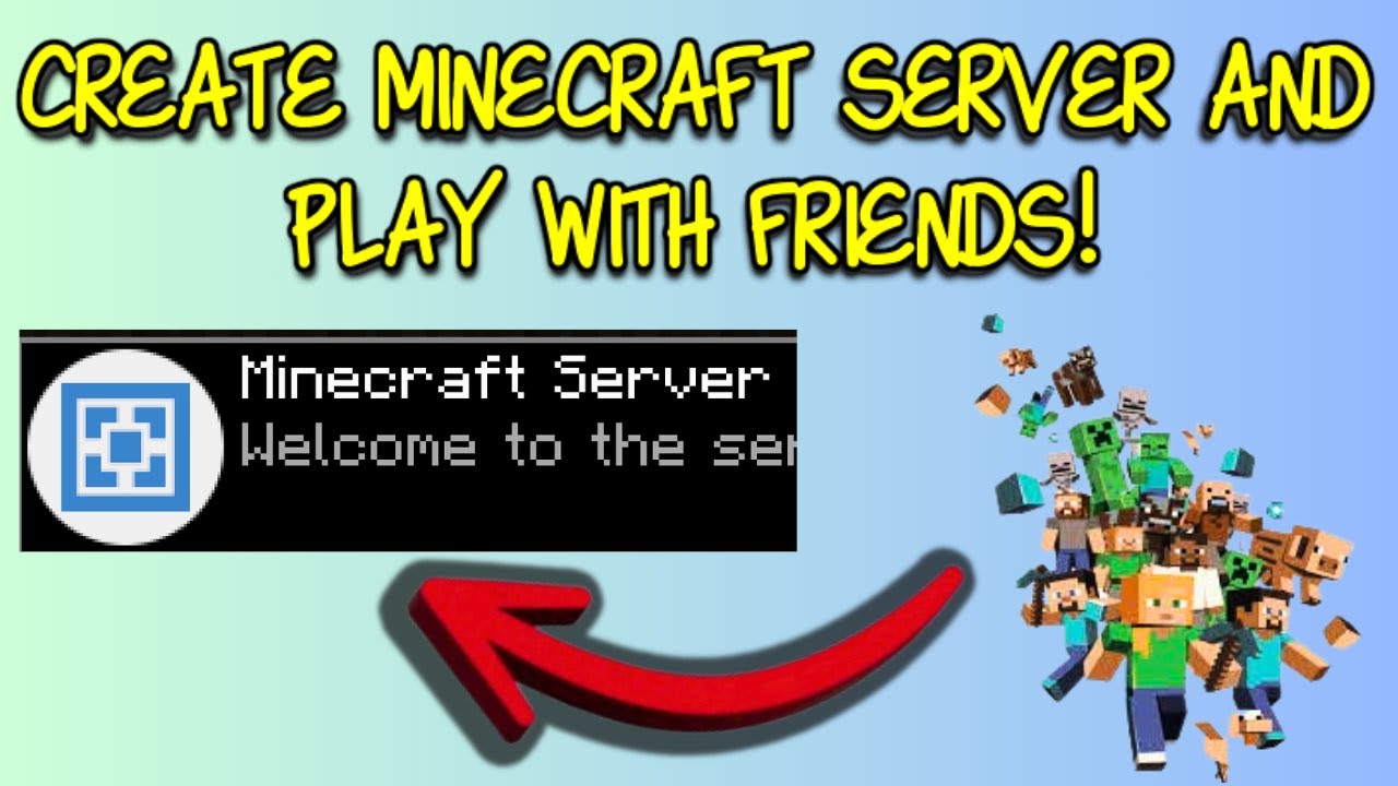 Как создать бесплатный сервер Minecraft!