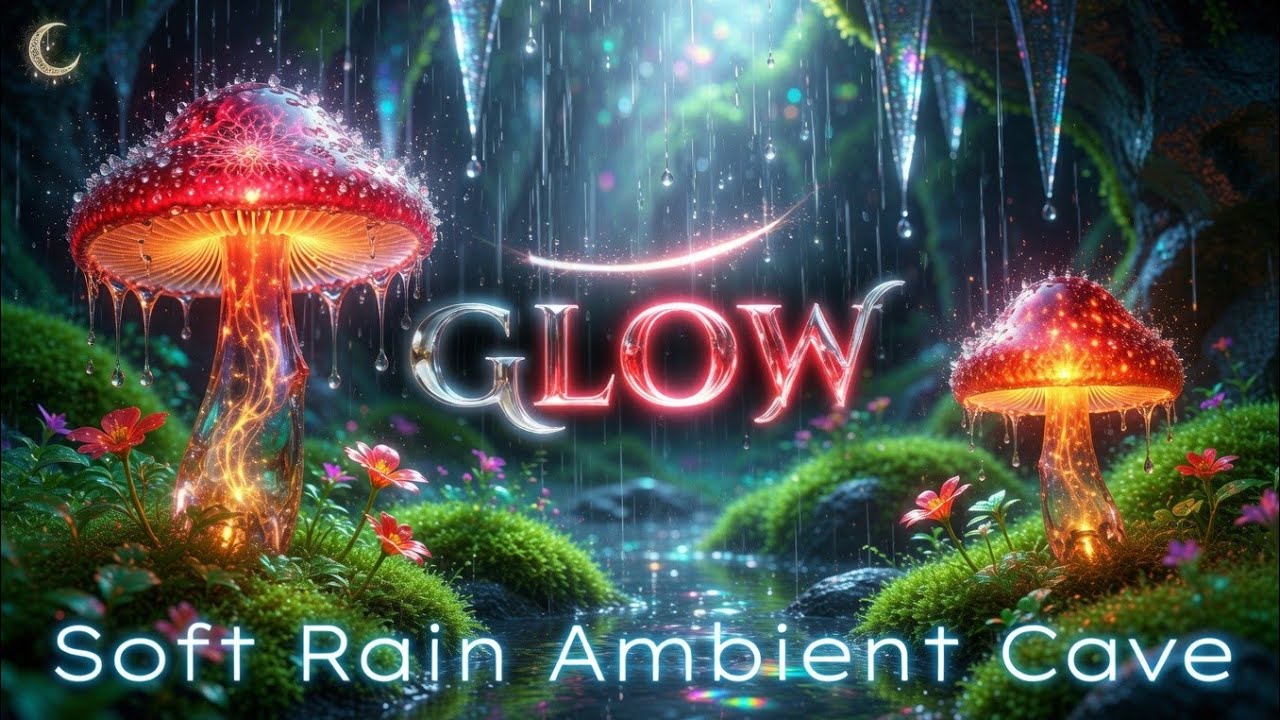 Mushroom Glow 🍄 Rain Focus Flow (30 mins)