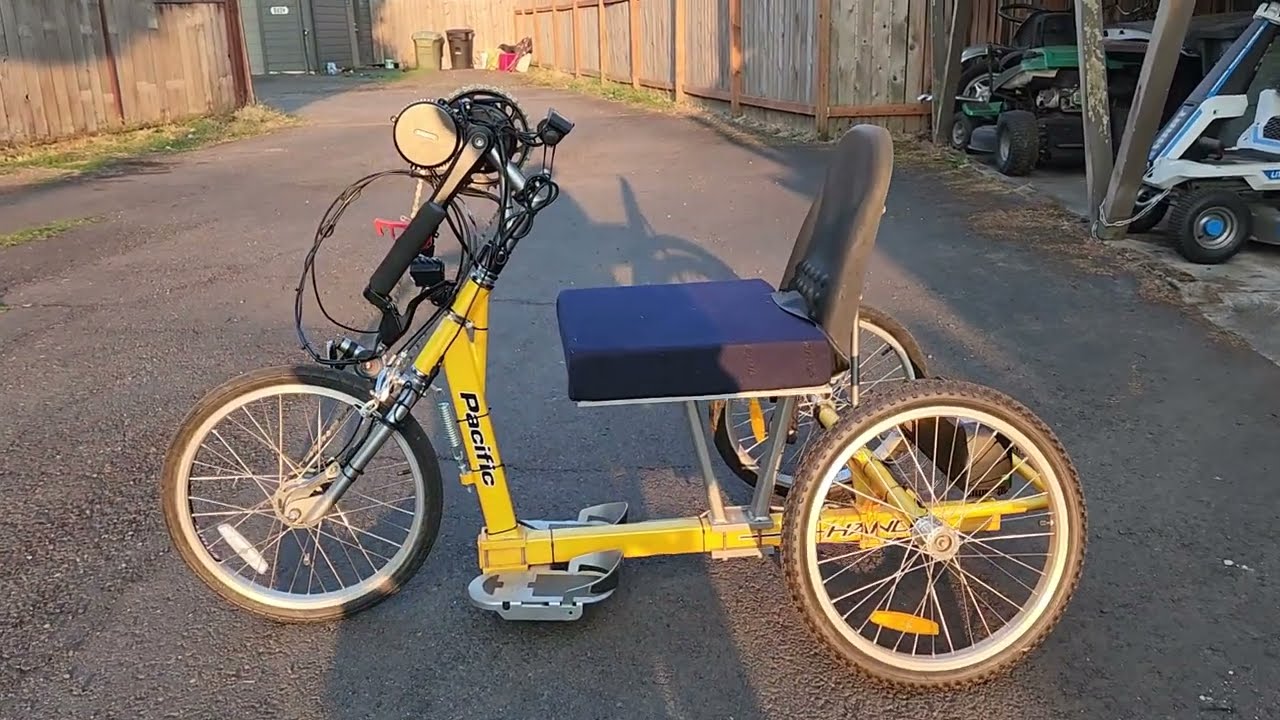 Pacific Cycles Handy handcycle finally ready to ride.