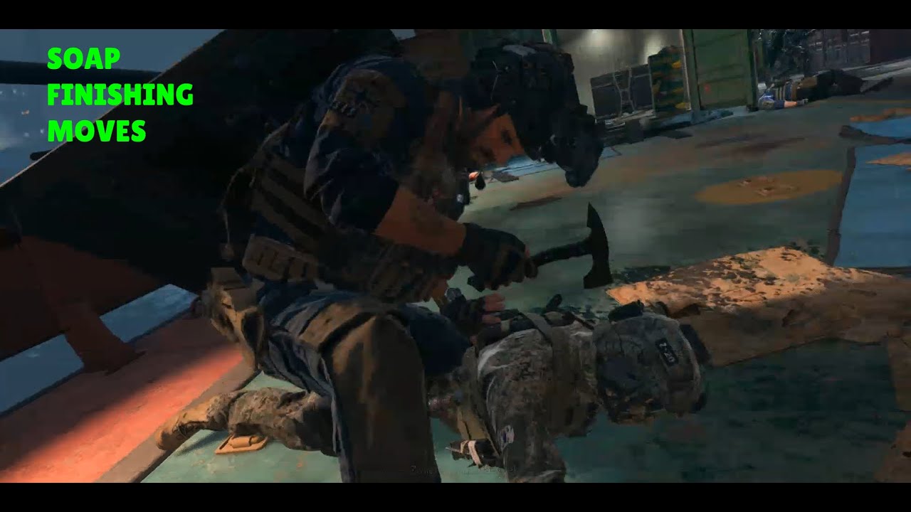 COD MW2 Soap operator finishing moves compilation (leftover clips)