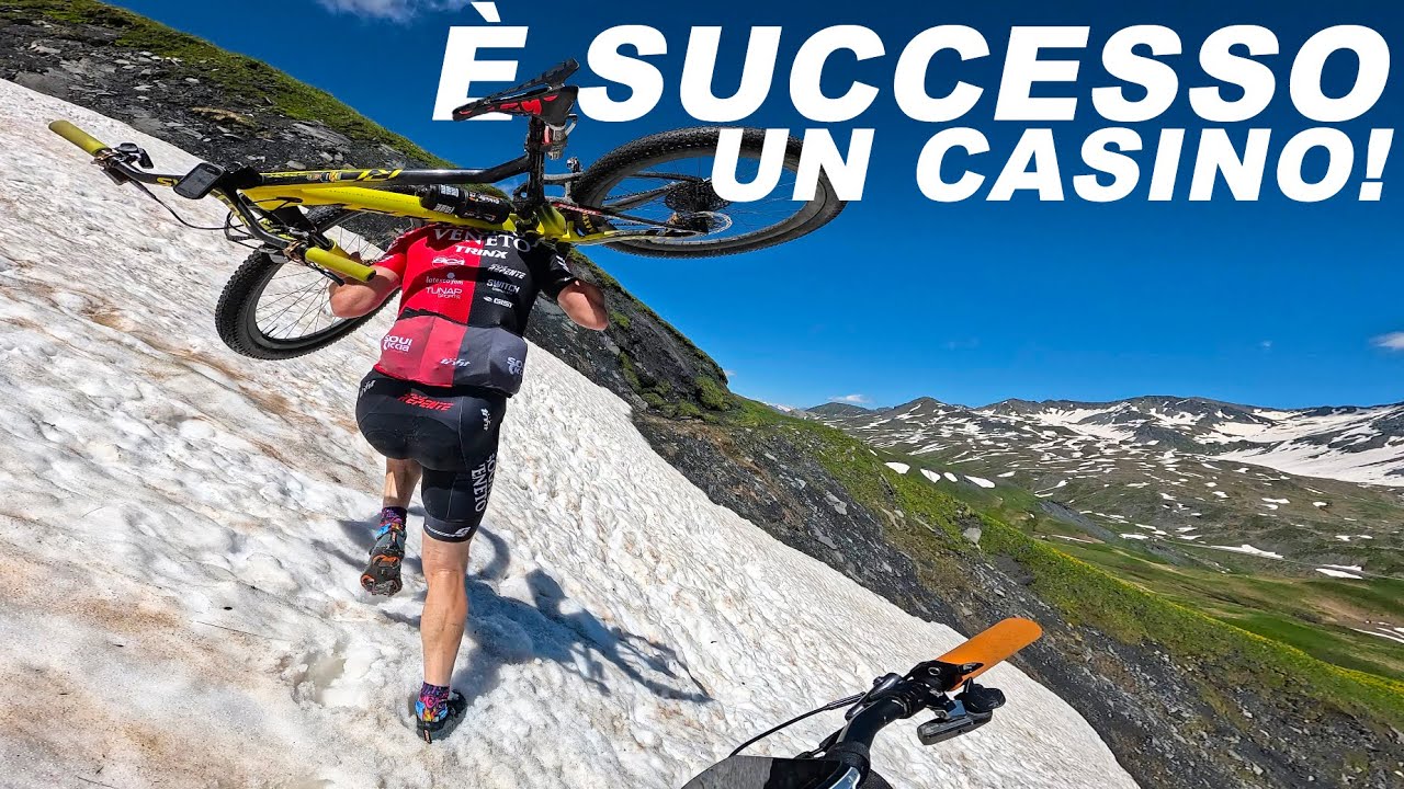 CI SIAMO TROVATI IN MEZZO ALLA NEVE IN MTB!😨